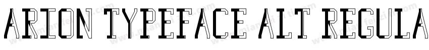 Arion Typeface Alt Regular字体转换